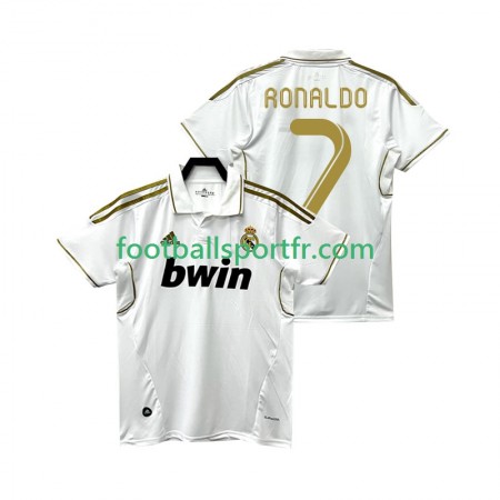 Tenue Real Madrid Cristiano Ronaldo 7 2011 2012 Retro Domicile Maillot de Foot